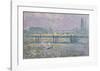 Charing Cross Bridge-Claude Monet-Framed Art Print