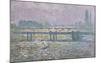 Charing Cross Bridge-Claude Monet-Mounted Art Print