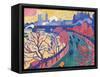 Charing Cross Bridge-null-Framed Stretched Canvas