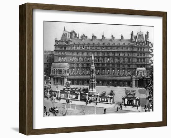 Charing Cross Railway Station, London, 1926-1927-McLeish-Framed Giclee Print