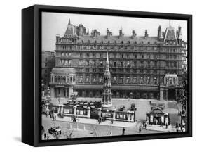 Charing Cross Railway Station, London, 1926-1927-McLeish-Framed Stretched Canvas