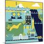 Charing Cross To Victoria-Claire Huntley-Mounted Giclee Print