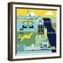 Charing Cross To Victoria-Claire Huntley-Framed Giclee Print