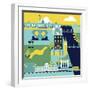 Charing Cross To Victoria-Claire Huntley-Framed Giclee Print