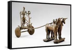 Chariot, Daimabad Culture, C.2000-1500 Bc-null-Framed Stretched Canvas