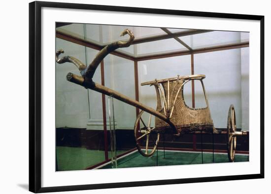 Chariot from the Tomb of Tutankhamun, 14th Century Bc-null-Framed Photographic Print