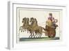 Chariot of the Ancient Greeks with a Woman Driver and a Woman Passenger-null-Framed Art Print