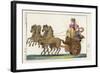 Chariot of the Ancient Greeks with a Woman Driver and a Woman Passenger-null-Framed Art Print