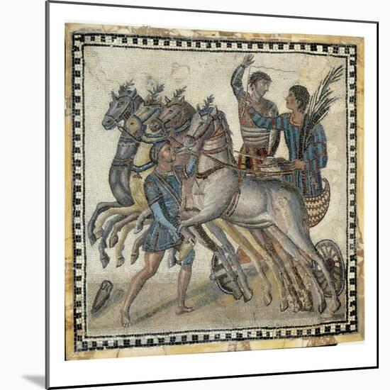 Chariot Race (3rd C)-null-Mounted Premium Giclee Print