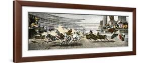 Chariot Race in the Circus Maximus of Ancient Rome-null-Framed Giclee Print