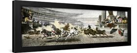 Chariot Race in the Circus Maximus of Ancient Rome-null-Framed Giclee Print