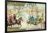 Chariot Race in the Circus, Rome-null-Framed Premium Giclee Print