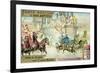 Chariot Race in the Circus, Rome-null-Framed Giclee Print