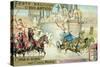 Chariot Race in the Circus, Rome-null-Stretched Canvas