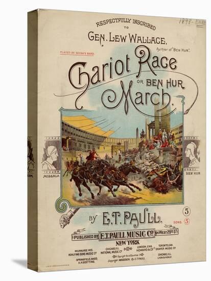 Chariot Race or Ben Hur March, Sam DeVincent Collection, National Museum of American History-null-Stretched Canvas