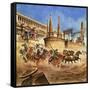 Chariot Race-Peter Jackson-Framed Stretched Canvas