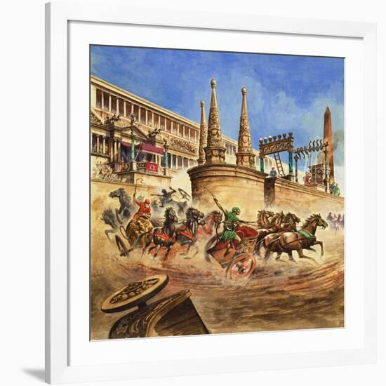 Chariot Race-Peter Jackson-Framed Giclee Print