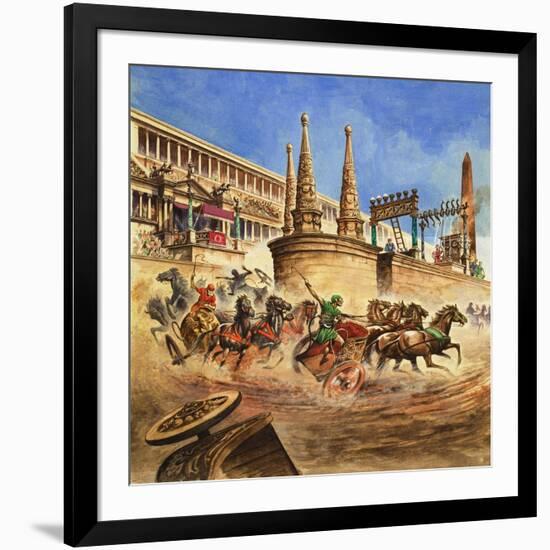 Chariot Race-Peter Jackson-Framed Giclee Print