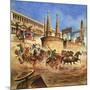 Chariot Race-Peter Jackson-Mounted Giclee Print