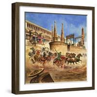 Chariot Race-Peter Jackson-Framed Giclee Print