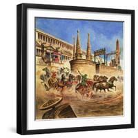 Chariot Race-Peter Jackson-Framed Giclee Print