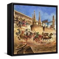 Chariot Race-Peter Jackson-Framed Stretched Canvas