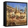 Chariot Race-Peter Jackson-Framed Stretched Canvas