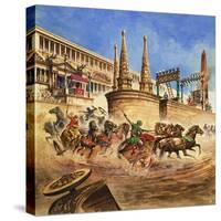 Chariot Race-Peter Jackson-Stretched Canvas