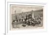 Chariot Racing in the Circus at Rome: a Spill at a Turn-H. Leutemann-Framed Art Print