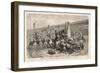 Chariot Racing in the Circus at Rome: a Spill at a Turn-H. Leutemann-Framed Art Print