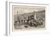 Chariot Racing in the Circus at Rome: a Spill at a Turn-H. Leutemann-Framed Art Print