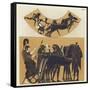 Chariot Scenes from Ancient Greece-null-Framed Stretched Canvas