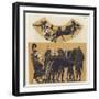 Chariot Scenes from Ancient Greece-null-Framed Premium Giclee Print