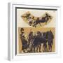 Chariot Scenes from Ancient Greece-null-Framed Premium Giclee Print