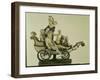 Chariot with Silenus, Ivory Sculpture, Munich, Second Quarter of the 18th Century-Simon Troger-Framed Giclee Print