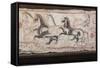 Charioteer and Horses, Painted Tomb Slab Detail, National Archaeological Museum-Eleanor Scriven-Framed Stretched Canvas