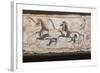 Charioteer and Horses, Painted Tomb Slab Detail, National Archaeological Museum-Eleanor Scriven-Framed Photographic Print