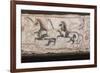 Charioteer and Horses, Painted Tomb Slab Detail, National Archaeological Museum-Eleanor Scriven-Framed Photographic Print