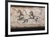 Charioteer and Horses, Painted Tomb Slab Detail, National Archaeological Museum-Eleanor Scriven-Framed Photographic Print