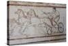 Charioteer and Horses, Painted Tomb Slab Detail, National Archaeological Museum-Eleanor Scriven-Stretched Canvas