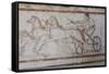 Charioteer and Horses, Painted Tomb Slab Detail, National Archaeological Museum-Eleanor Scriven-Framed Stretched Canvas