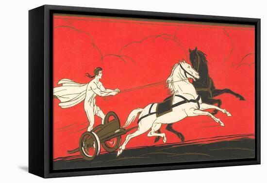 Charioteer-Found Image Press-Framed Stretched Canvas