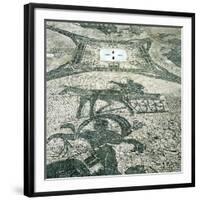 Chariotieer, Mosaic, Cisarii, Ostia, Italy, C1st Century-null-Framed Photographic Print