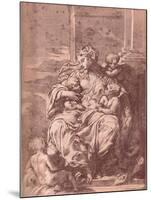 Charity, 16th century, (1903)-Francesco Primaticcio-Mounted Giclee Print