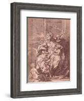 Charity, 16th century, (1903)-Francesco Primaticcio-Framed Giclee Print