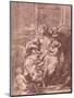 Charity, 16th century, (1903)-Francesco Primaticcio-Mounted Giclee Print