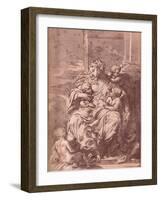 Charity, 16th century, (1903)-Francesco Primaticcio-Framed Giclee Print