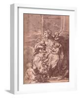 Charity, 16th century, (1903)-Francesco Primaticcio-Framed Giclee Print