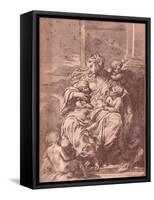 Charity, 16th century, (1903)-Francesco Primaticcio-Framed Stretched Canvas