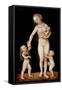 Charity. 16Th Century (Painting)-Lucas the Elder Cranach-Framed Stretched Canvas